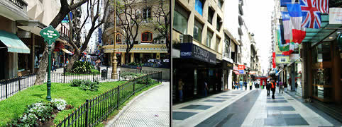 Peatonal Florida en la Ciudad de Buenos Aires