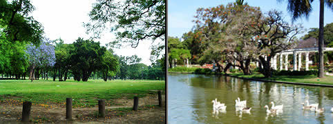 Bosques de Palermo en la Ciudad de Buenos Aires