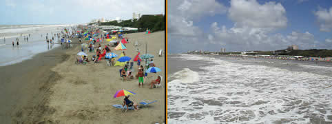 Playas en La Lucila del Mar