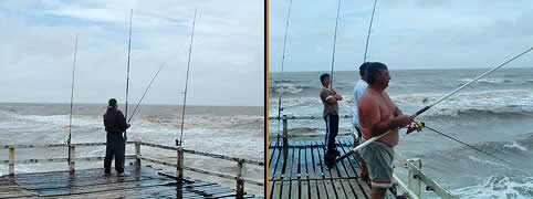 Pesca en Mar del Tuyu