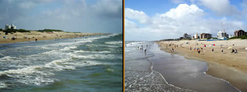 Playas en San Clemente del Tuyu